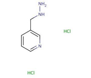 3-(hydrazinomethyl)pyridine dihydrochloride (CAS 6978-97-8) - chemical structure image