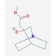 (3-Hydroxy-1-aza-bicyclo[2.2.2]oct-3-yl)-acetic acid methyl ester (CAS 178419-56-2) - chemical structure image