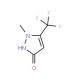 3-Hydroxy-1-methyl-5-(trifluoromethyl)pyrazole (CAS 119022-51-4) - chemical structure image