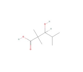 3-Hydroxy-2,2,4-trimethyl-pentanoic Acid - chemical structure image