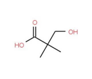 3-Hydroxy-2,2-dimethylpropionic acid (CAS 4835-90-9) - chemical structure image