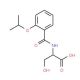 3-Hydroxy-2-(2-isopropoxy-benzoylamino)-propionic acid - chemical structure image