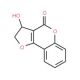 3-Hydroxy-2,3-dihydro-4H-furo[3,2-c]chromen-4-one - chemical structure image