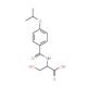 3-Hydroxy-2-(4-isopropoxy-benzoylamino)-propionic acid - chemical structure image