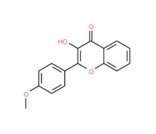 3-Hydroxy-2-(4-methoxyphenyl)-4H-chromen-4-one (CAS 6889-78-7) - chemical structure image