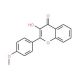 3-Hydroxy-2-(4-methoxyphenyl)-4H-chromen-4-one (CAS 6889-78-7) - chemical structure image