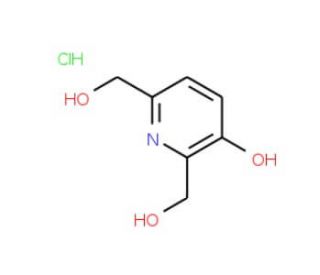 3-Hydroxy-2,6-bis(hydroxymethyl)pyridine hydrochloride (CAS 14187-25-8) - chemical structure image