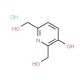 3-Hydroxy-2,6-bis(hydroxymethyl)pyridine hydrochloride (CAS 14187-25-8) - chemical structure image