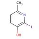 3-Hydroxy-2-iodo-6-methylpyridine (CAS 23003-30-7) - chemical structure image