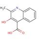 3-Hydroxy-2-methyl-4-quinolinecarboxylic acid (CAS 117-57-7) - chemical structure image