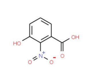 3-Hydroxy-2-nitrobenzoic acid (CAS 602-00-6) - chemical structure image
