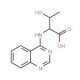 3-Hydroxy-2-(quinazolin-4-ylamino)-butyric acid - chemical structure image
