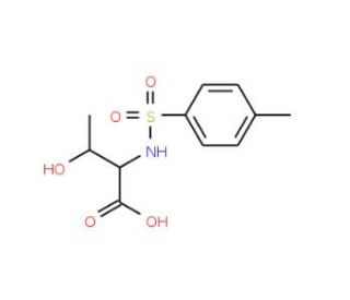 3-Hydroxy-2-(toluene-4-sulfonylamino)-butyric acid - chemical structure image