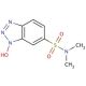 3-Hydroxy-3H-benzotriazole-5-sulfonic acid dimethylamide - chemical structure image