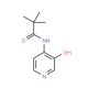 3-Hydroxy-4-(2,2,2-trimethylacetamido)pyridine (CAS 169205-93-0) - chemical structure image