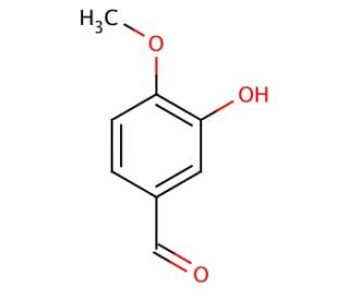 3-Hydroxy-4-methoxybenzaldehyde (CAS 621-59-0) - chemical structure image