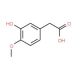 3-Hydroxy-4-methoxyphenylacetic acid (CAS 1131-94-8) - chemical structure image
