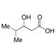 3-Hydroxy-4-methylpentanoic acid - chemical structure image