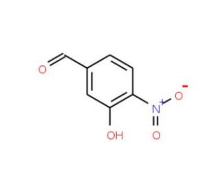 3-Hydroxy-4-nitrobenzaldehyde (CAS 704-13-2) - chemical structure image