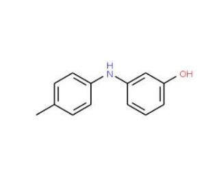 3-Hydroxy-4&prime;-methyldiphenylamine (CAS 61537-49-3) - chemical structure image