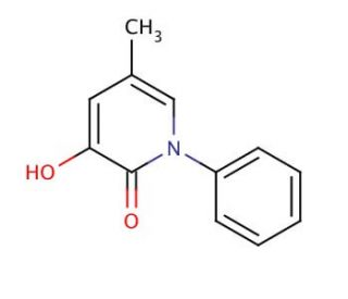3-Hydroxy-5-methyl-N-phenyl-2-1H-pyridone (CAS 887406-53-3) - chemical structure image