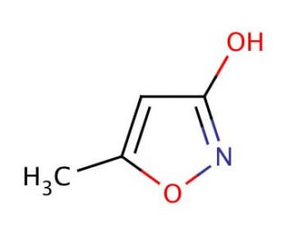 3-Hydroxy-5-methylisoxazole (CAS 10004-44-1) - chemical structure image