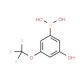 3-Hydroxy-5-(trifluoromethoxy)benzeneboronic acid (CAS 957120-22-8) - chemical structure image