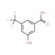 3-Hydroxy-5-(trifluoromethyl)benzoic acid (CAS 328-69-8) - chemical structure image