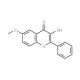 3-Hydroxy-6-methoxyflavone (CAS 93176-00-2) - chemical structure image