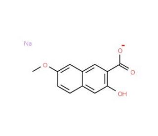 3-Hydroxy-7-methoxy-2-naphthoic acid sodium salt (CAS 347860-33-7) - chemical structure image