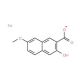 3-Hydroxy-7-methoxy-2-naphthoic acid sodium salt (CAS 347860-33-7) - chemical structure image