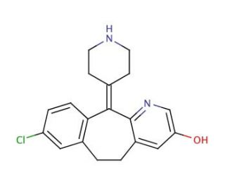 3-Hydroxy Desloratadine (CAS 119410-08-1) - chemical structure image