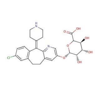 3-Hydroxy Desloratadine &beta;-D-Glucuronide (CAS 774538-89-5) - chemical structure image