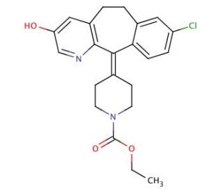 3-Hydroxy Loratadine (CAS 183483-15-0) - chemical structure image