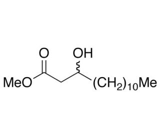 3-Hydroxy Myristic Acid Methyl Ester - chemical structure image