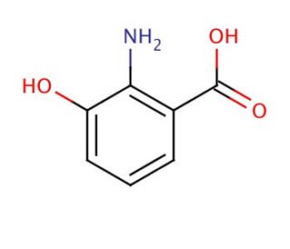 3-Hydroxyanthranilic acid (CAS 548-93-6) - chemical structure image