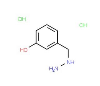 3-Hydroxybenzylhydrazine dihydrochloride (CAS 81012-99-9) - chemical structure image