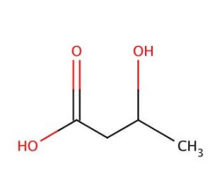3-Hydroxybutyric acid (CAS 300-85-6) - chemical structure image
