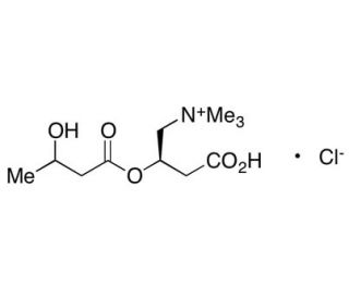 3-Hydroxybutyrylcarnitine Chloride (CAS 875668-57-8 (free base)) - chemical structure image