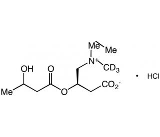 3-Hydroxybutyrylcarnitine-d3 Hydrochloride - chemical structure image