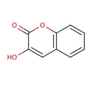 3-Hydroxycoumarin (CAS 939-19-5) - chemical structure image