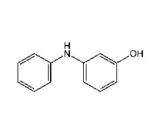 3-Hydroxydiphenylamine (CAS 101-18-8) - chemical structure image