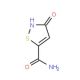 3-Hydroxyisothiazole-5-carboxylate (CAS 62020-63-7) - chemical structure image