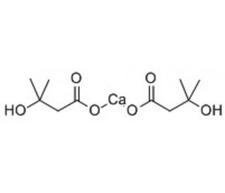 3-Hydroxyisovaleric acid calcium salt (CAS 135236-72-5) - chemical structure image