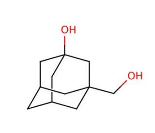 3-(Hydroxymethyl)-1-adamantol (CAS 38584-37-1) - chemical structure image