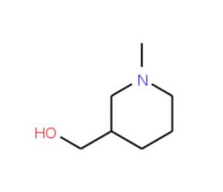 3-(Hydroxymethyl)-1-methylpiperidine (CAS 7583-53-1) - chemical structure image