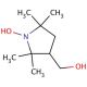 3-(Hydroxymethyl)-1-oxy-2,2,5,5-tetramethylpyrrolidine (CAS 27298-75-5) - chemical structure image
