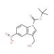 3-(Hydroxymethyl)-5-nitro-1H-indole, N-BOC protected (CAS 914349-07-8) - chemical structure image