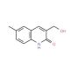 3-(Hydroxymethyl)-6-methyl-2(1H)-quinolinone - chemical structure image