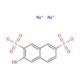 3-Hydroxynaphthalene-2,7-disulfonic acid disodium salt (CAS 135-51-3) - chemical structure image